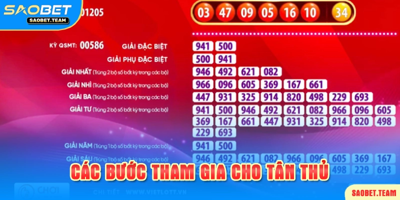 tham gia chơi game vietlott trên saobet